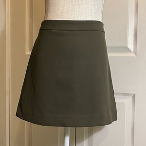 Express Green Mini Skirt, Size 4